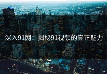 深入91网：揭秘91视频的真正魅力