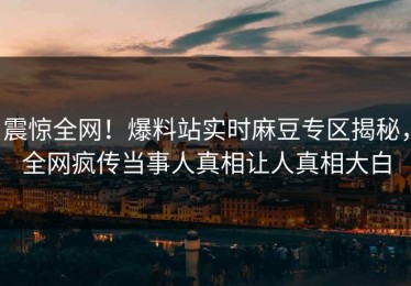 震惊全网！爆料站实时麻豆专区揭秘，全网疯传当事人真相让人真相大白
