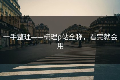 一手整理——梳理p站全称，看完就会用
