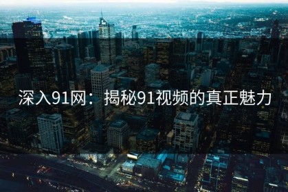 深入91网：揭秘91视频的真正魅力