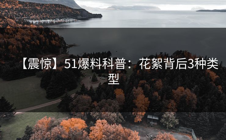【震惊】51爆料科普：花絮背后3种类型